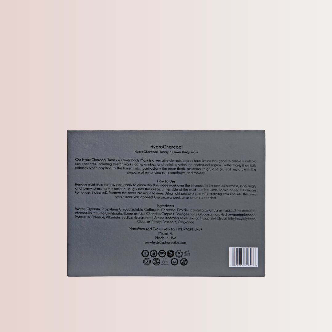 HydroCharcoal  Tummy & Lower Body Mask