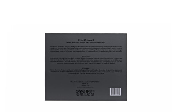 HydroCharcoal Collagen Neck and Decollete Mask - Image 4